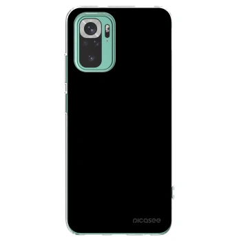 Picasee husă transparentă din silicon pentru Xiaomi Redmi Note 10 Pro - Black Bliss