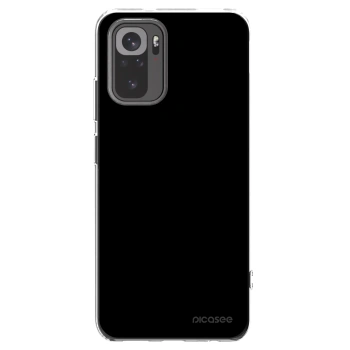 Picasee husă transparentă din silicon pentru Xiaomi Redmi Note 10S - Black Bliss