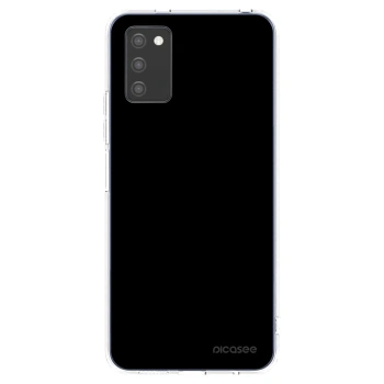 Picasee husă transparentă din silicon pentru Samsung Galaxy A02s A025G - Black Bliss
