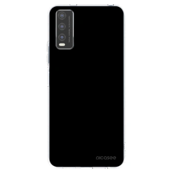 Picasee husă transparentă din silicon pentru Vivo Y20s - Black Bliss