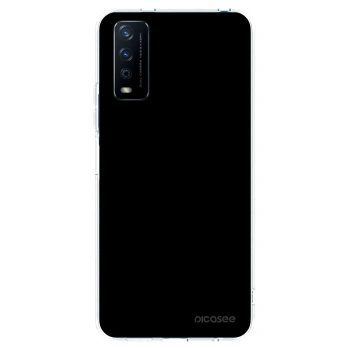 Picasee husă transparentă din silicon pentru Vivo Y11s - Black Bliss