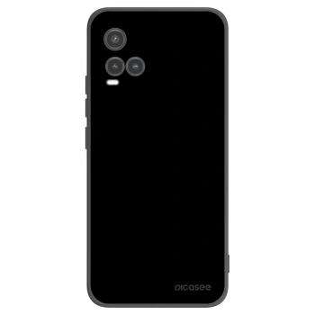 Picasee husă neagră din silicon pentru Vivo Y33s - Black Bliss