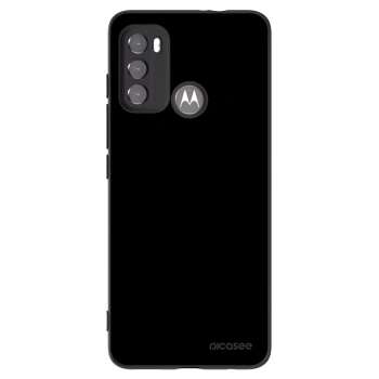 Picasee husă neagră din silicon pentru Motorola Moto G60 - Black Bliss