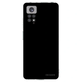 Picasee husă transparentă din silicon pentru Xiaomi Redmi Note 11 - Black Bliss