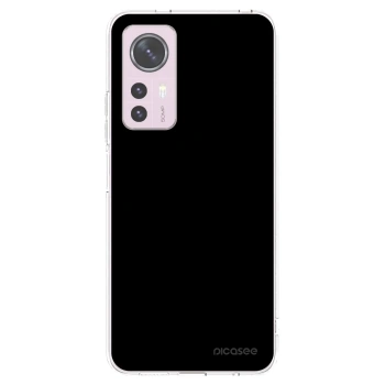 Picasee husă transparentă din silicon pentru Xiaomi 12 - Black Bliss