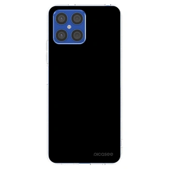 Picasee husă transparentă din silicon pentru Honor X8 4G - Black Bliss