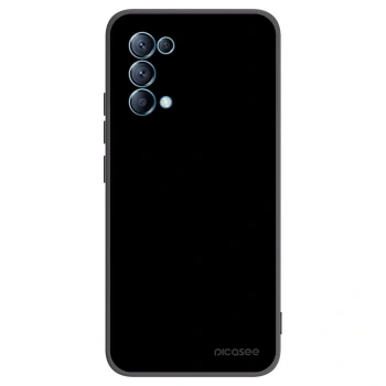 Picasee husă neagră din silicon pentru OPPO Reno 5 5G - Black Bliss