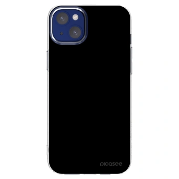Picasee husă transparentă din silicon pentru Apple iPhone 14 Plus - Black Bliss