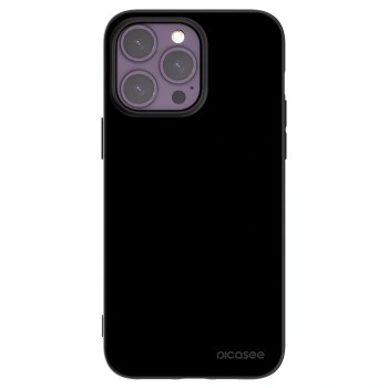 Picasee husă neagră din silicon pentru Apple iPhone 14 Pro Max - Black Bliss