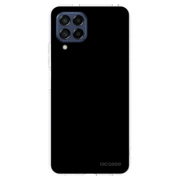 Picasee husă transparentă din silicon pentru Samsung Galaxy M53 5G - Black Bliss