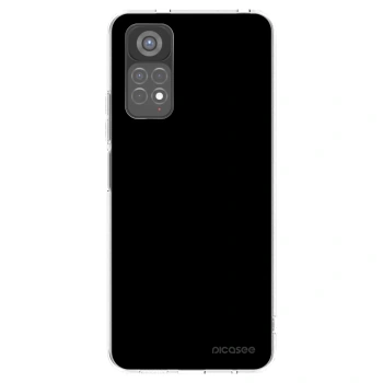 Picasee husă transparentă din silicon pentru Xiaomi Redmi Note 11S 5G - Black Bliss