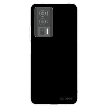 Picasee husă transparentă din silicon pentru Xiaomi Poco F5 Pro 5G - Black Bliss