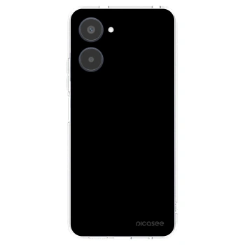 Picasee husă transparentă din silicon pentru Realme 10 4G - Black Bliss