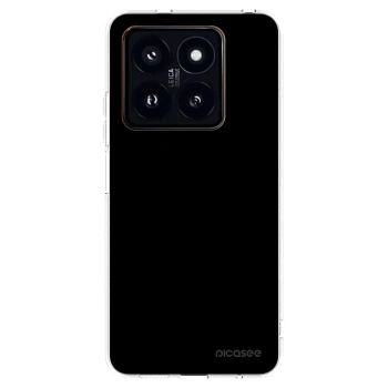 Picasee husă transparentă din silicon pentru Xiaomi 14 Pro - Black Bliss