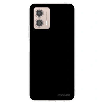 Picasee husă transparentă din silicon pentru Motorola Moto G53 5G - Black Bliss