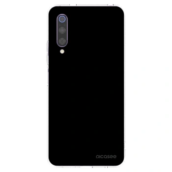 Picasee husă transparentă din silicon pentru Xiaomi Mi 9 - Black Bliss