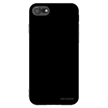 Picasee husă transparentă din silicon pentru Apple iPhone 7 - Black Bliss