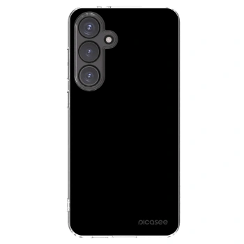 Picasee husă transparentă din silicon pentru Samsung Galaxy S24 FE S721B - Black Bliss