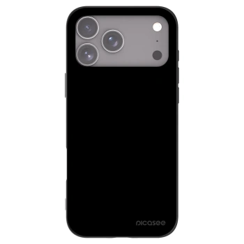 Picasee husă neagră din silicon pentru Apple iPhone 17 Pro Max - Black Bliss