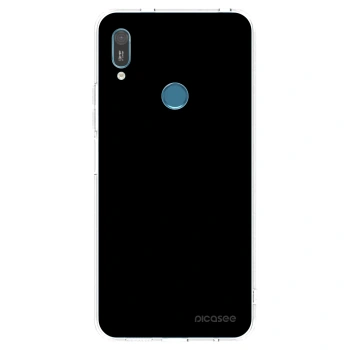 Picasee husă transparentă din silicon pentru Huawei Y6 2019 - Black Bliss