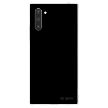 Picasee husă transparentă din silicon pentru Samsung Galaxy Note 10 N970F - Black Bliss