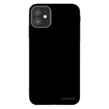 Picasee husă transparentă din silicon pentru Apple iPhone 11 - Black Bliss