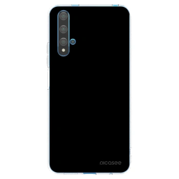 Picasee husă transparentă din silicon pentru Huawei Nova 5T - Black Bliss