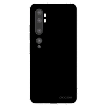 Picasee husă transparentă din silicon pentru Xiaomi Mi Note 10 (Pro) - Black Bliss