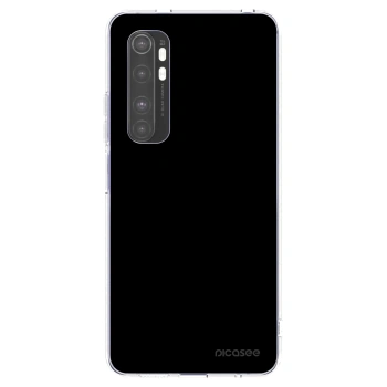 Picasee husă transparentă din silicon pentru Xiaomi Mi Note 10 Lite - Black Bliss