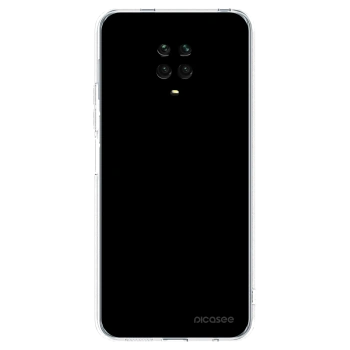 Picasee husă transparentă din silicon pentru Xiaomi Redmi Note 9S - Black Bliss
