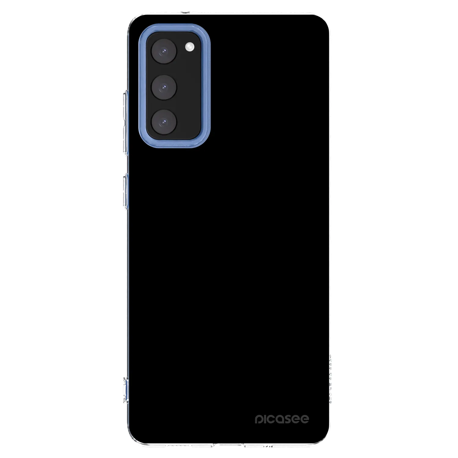 Picasee husă transparentă din silicon pentru Samsung Galaxy S20 FE - Black Bliss