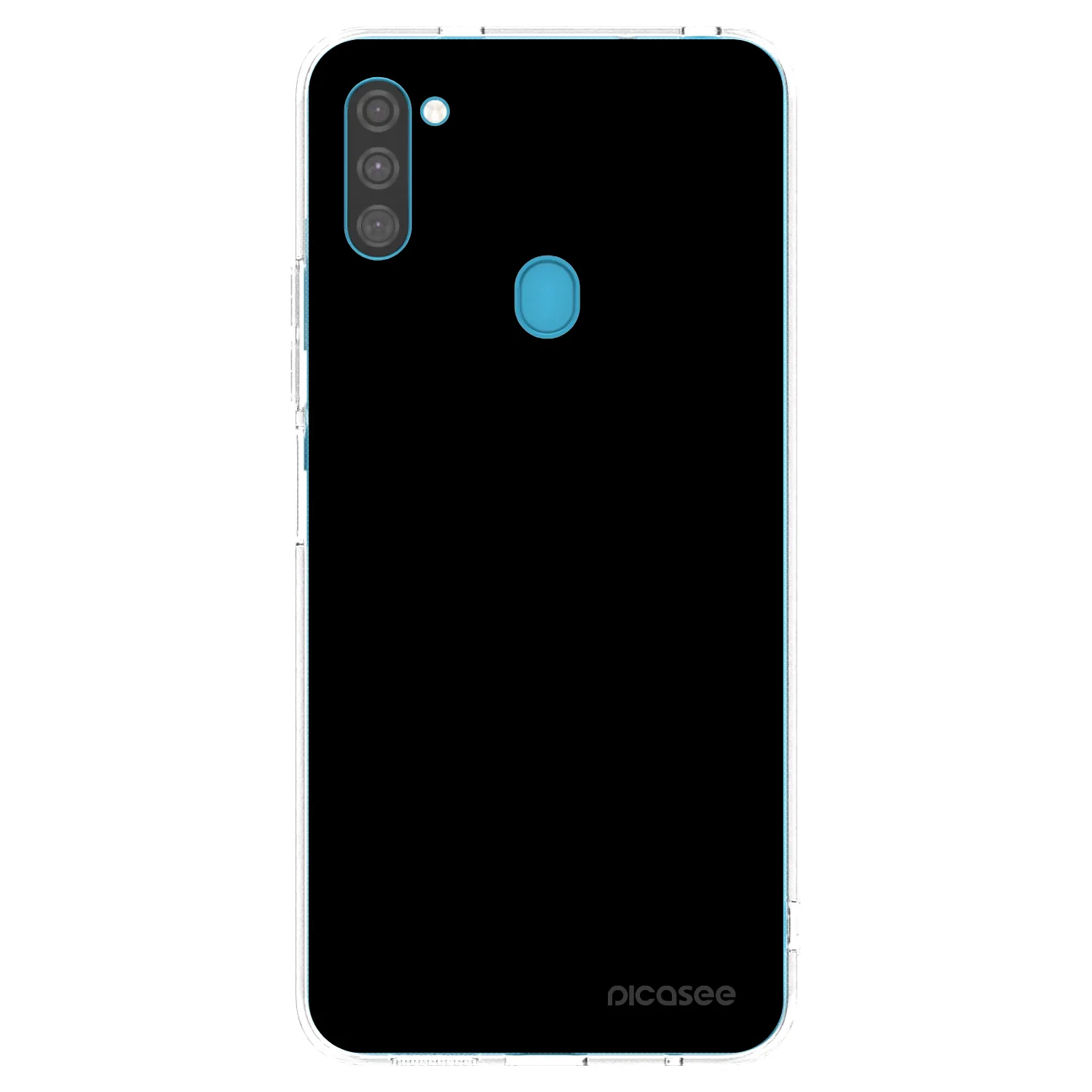 Picasee husă transparentă din silicon pentru Samsung Galaxy M11 - Black Bliss