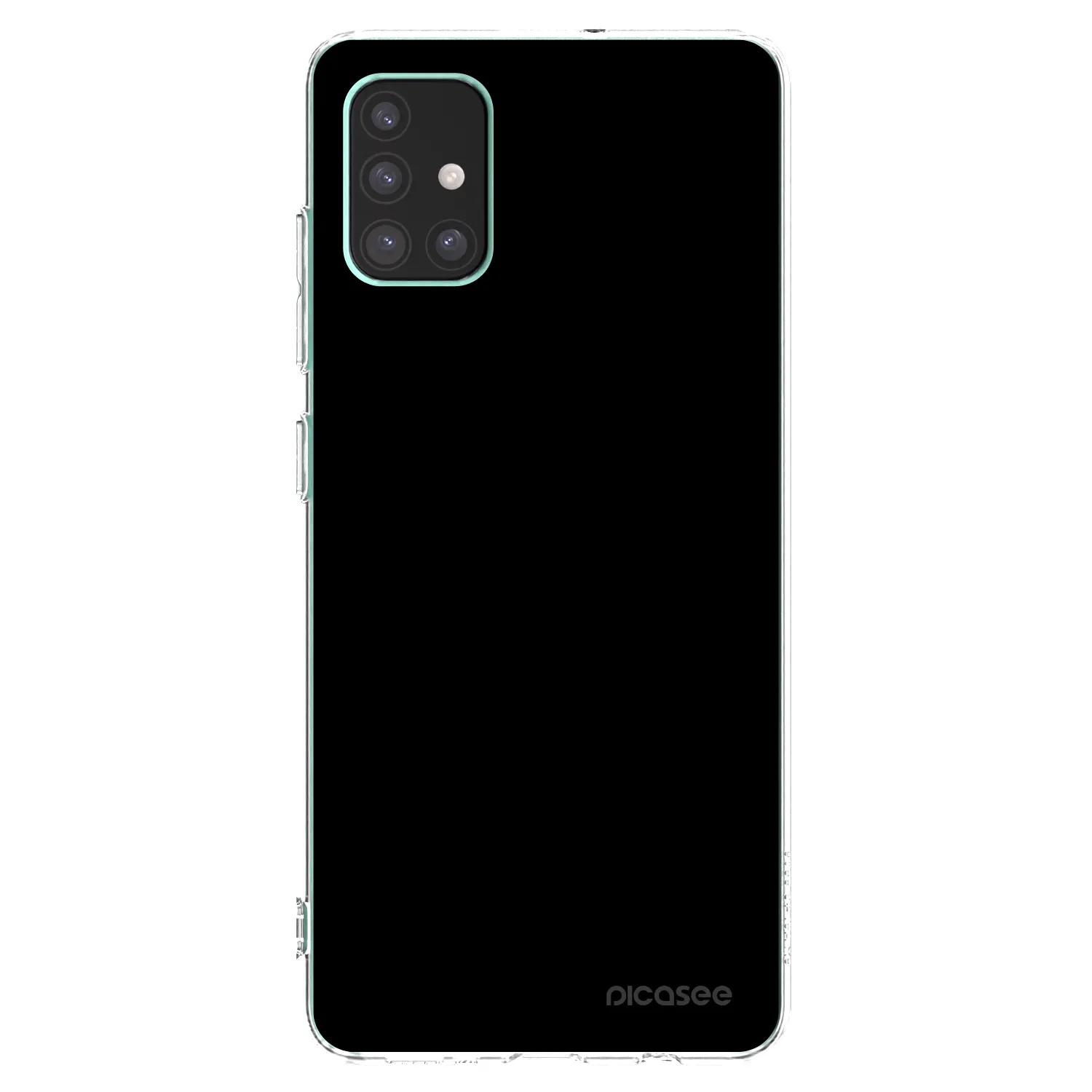 Picasee husă transparentă din silicon pentru Samsung Galaxy M51 M515F - Black Bliss