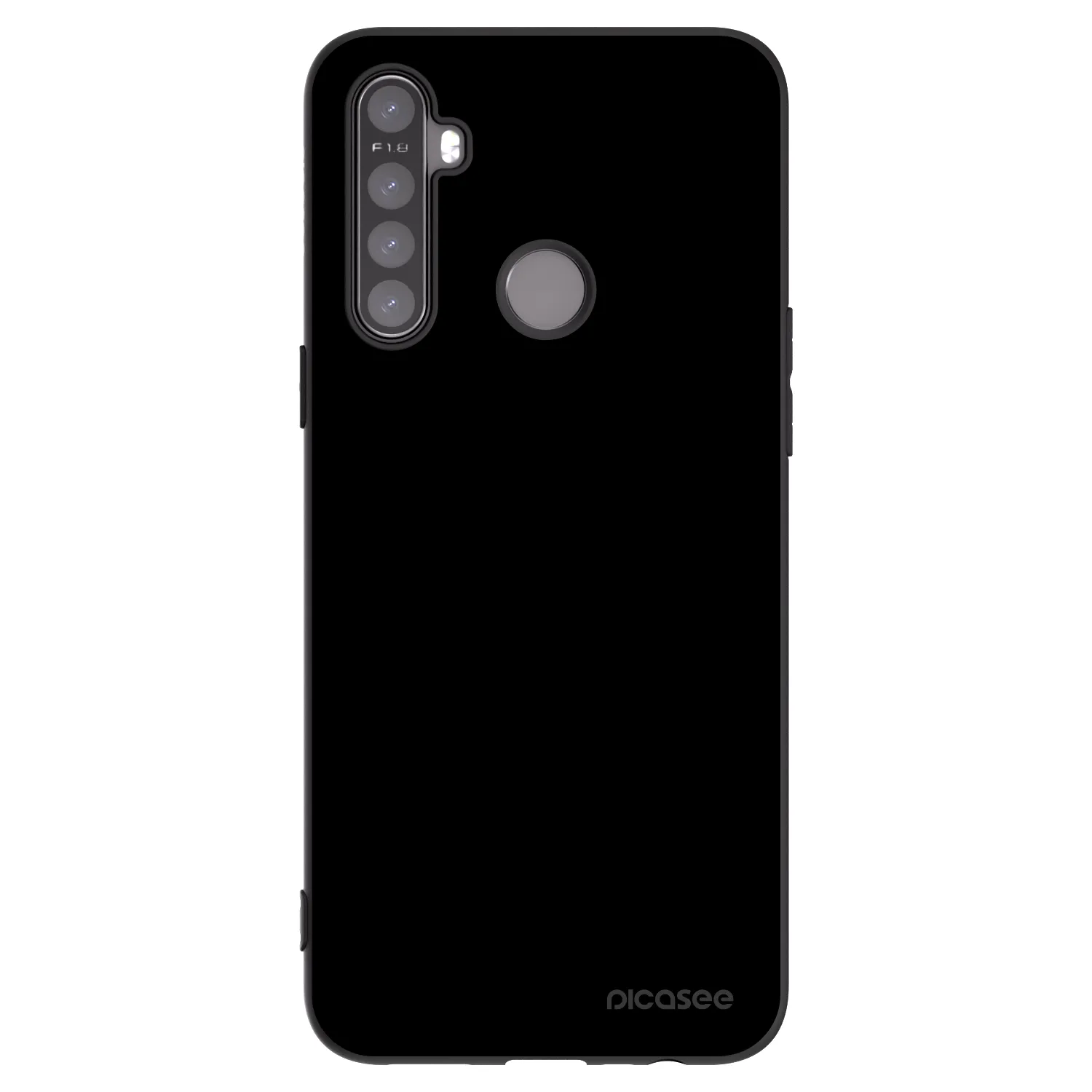 Picasee husă neagră din silicon pentru Realme 6i - Black Bliss
