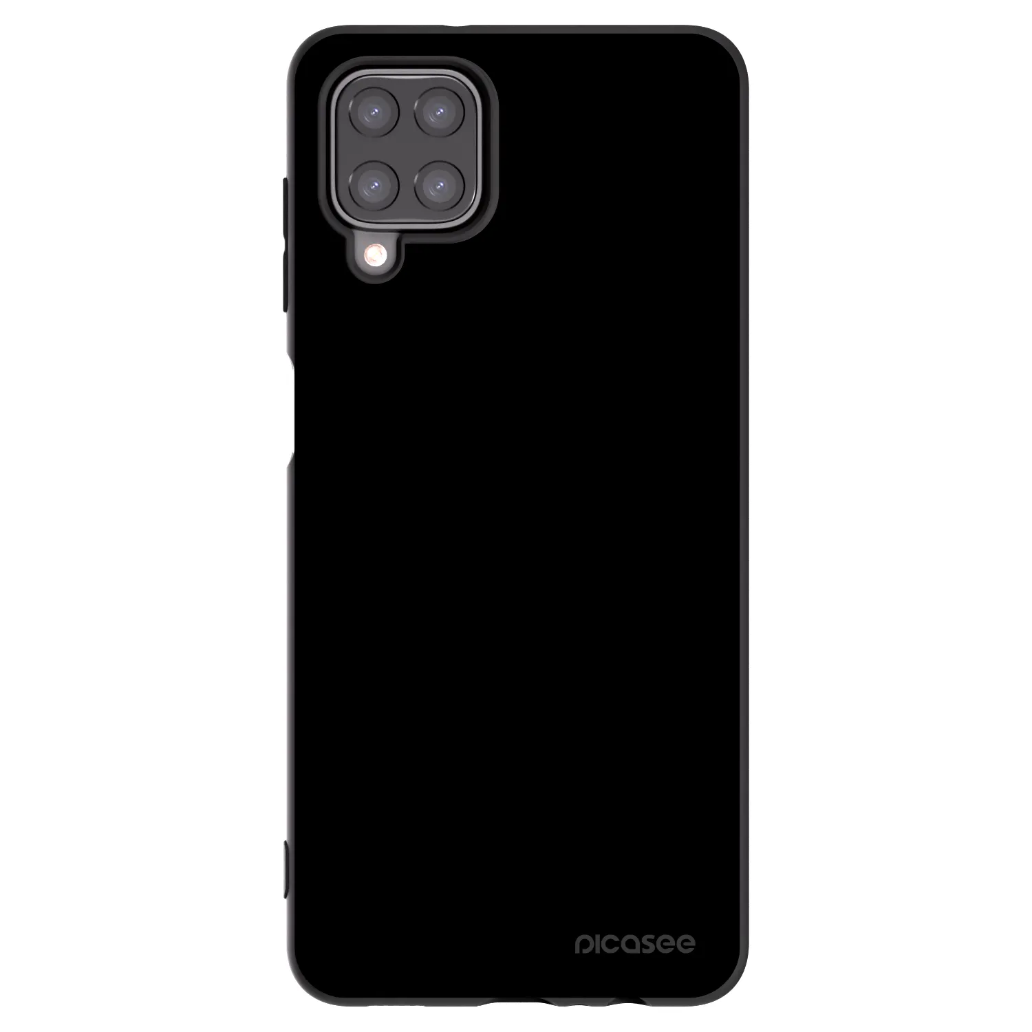 Picasee husă neagră din silicon pentru Samsung Galaxy A12 A125F - Black Bliss