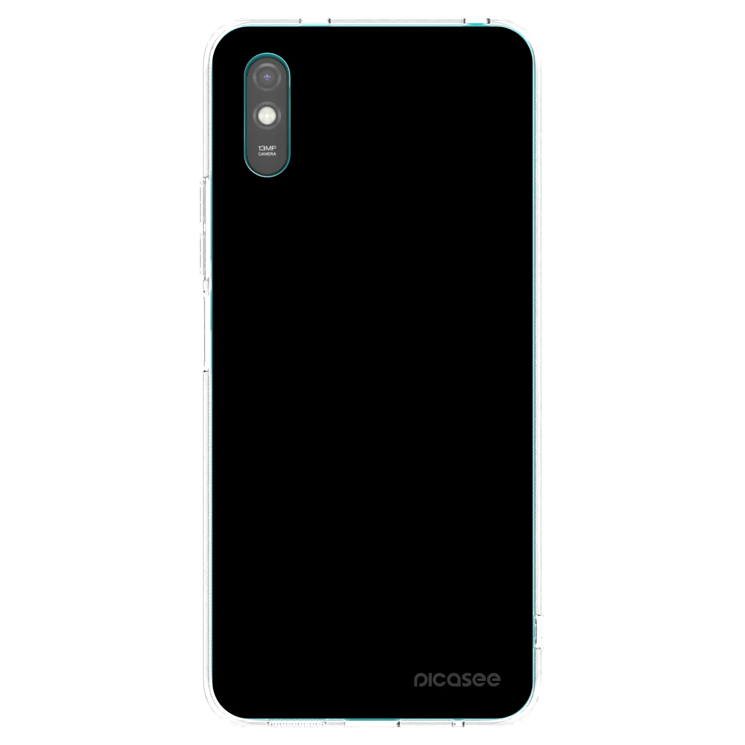 Picasee husă transparentă din silicon pentru Xiaomi Redmi 9AT - Black Bliss
