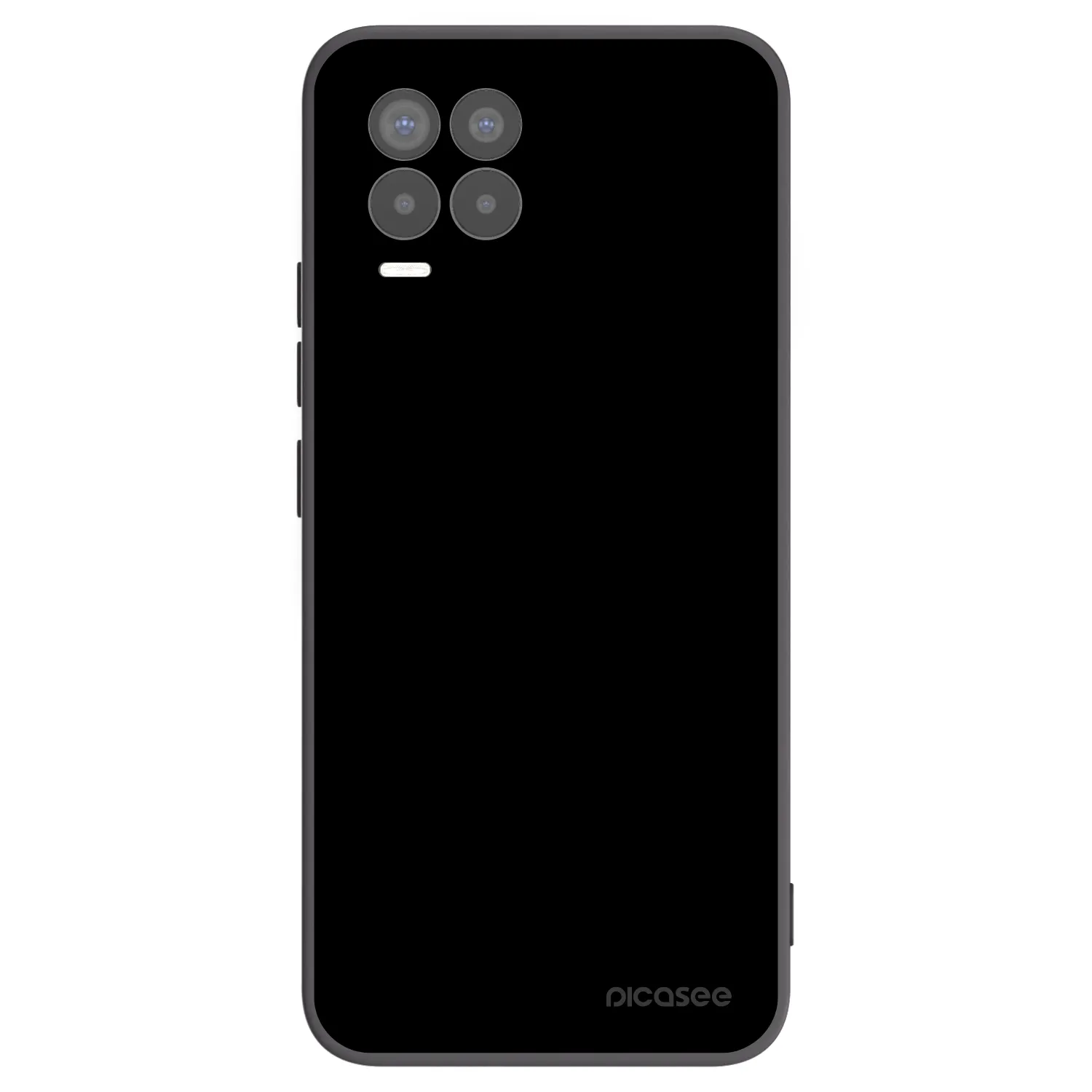 Picasee husă neagră din silicon pentru Realme 8 4G - Black Bliss