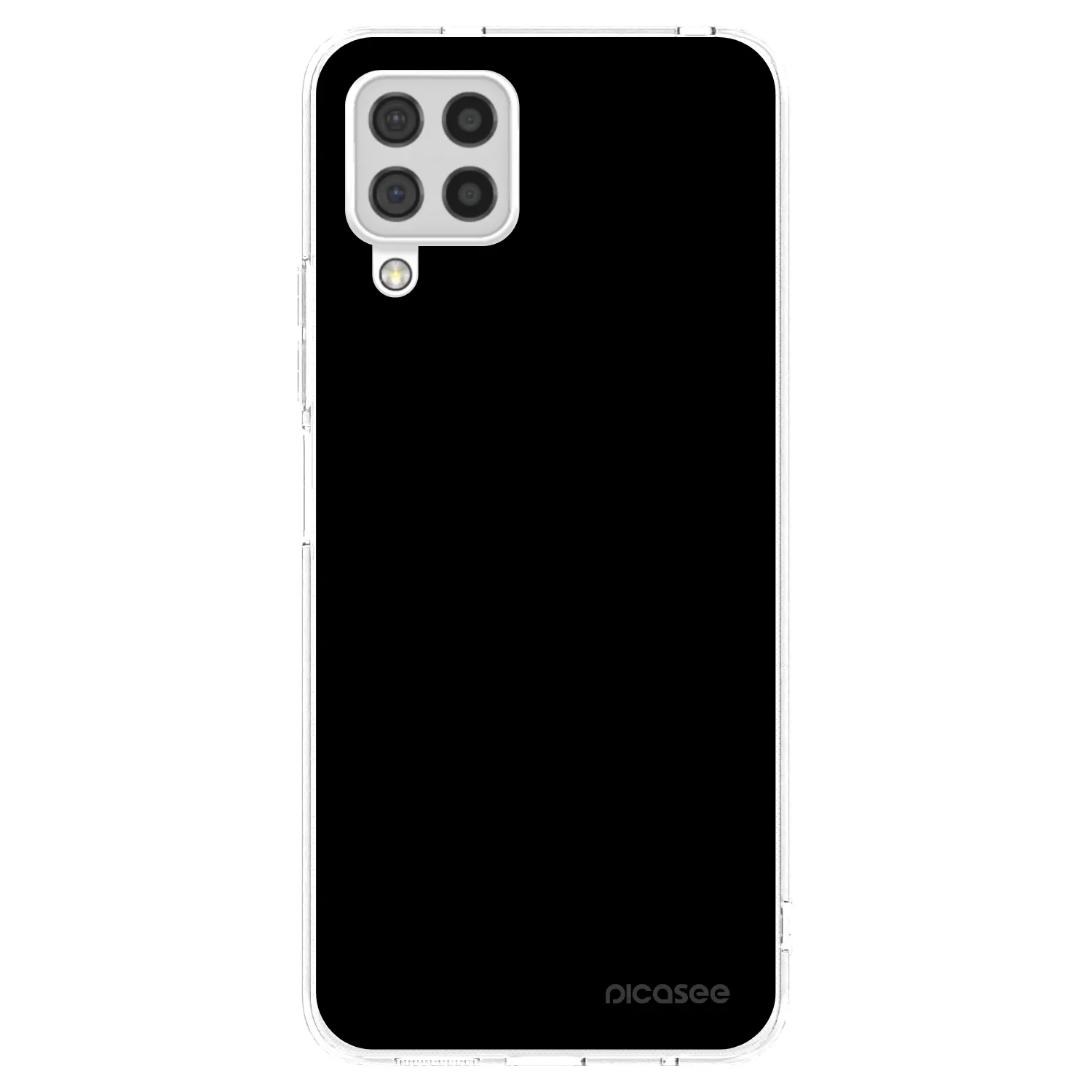 Picasee husă transparentă din silicon pentru Samsung Galaxy A22 A225F 4G - Black Bliss