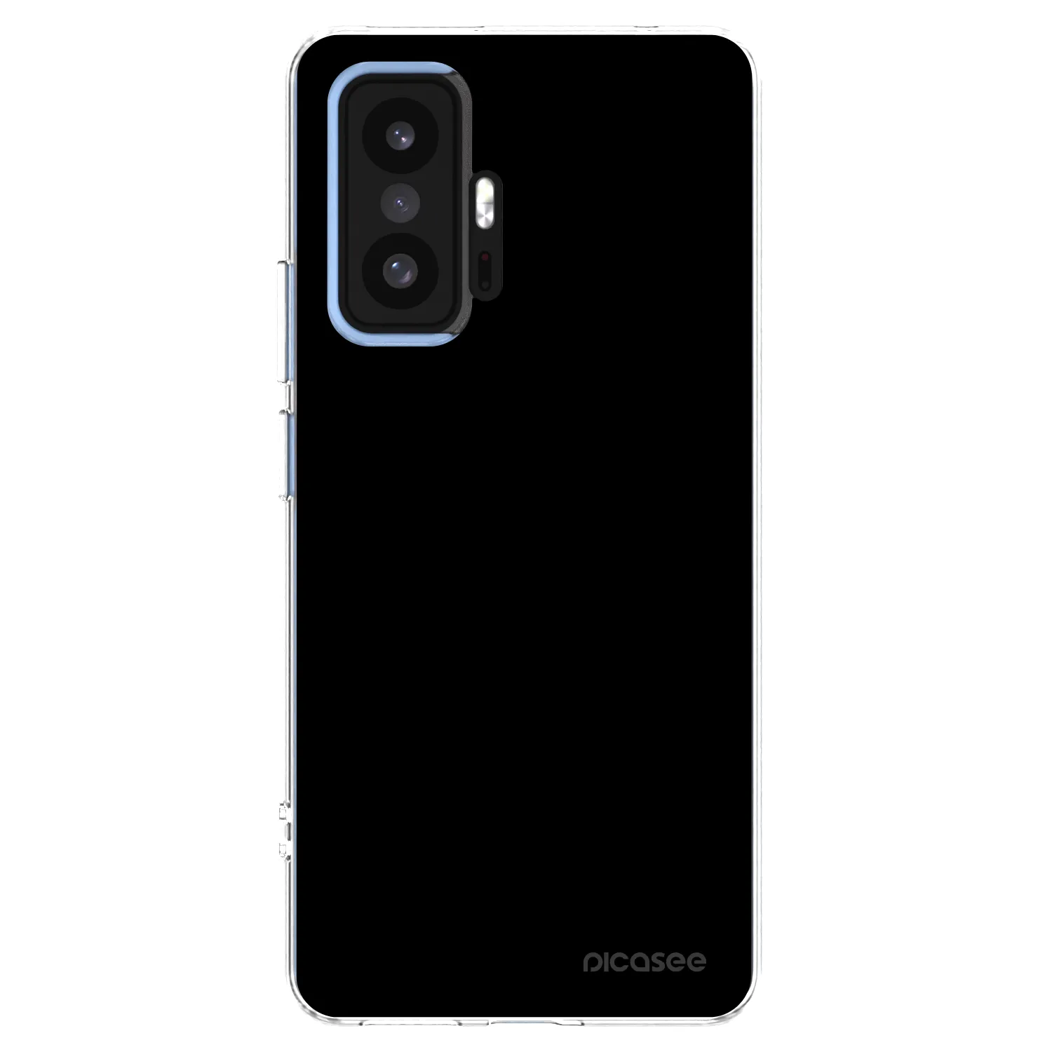 Picasee husă transparentă din silicon pentru Xiaomi 11T - Black Bliss