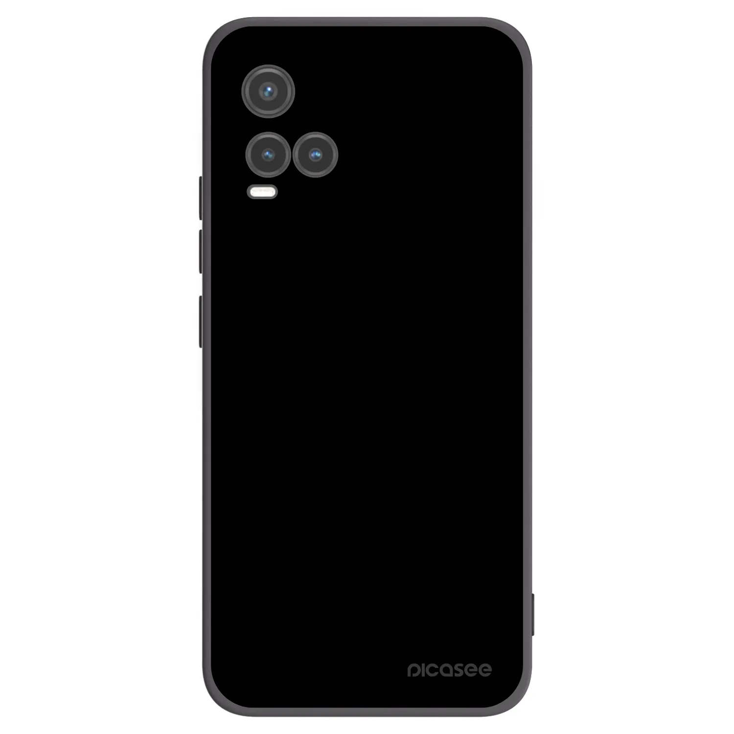 Picasee husă neagră din silicon pentru Vivo Y33s - Black Bliss