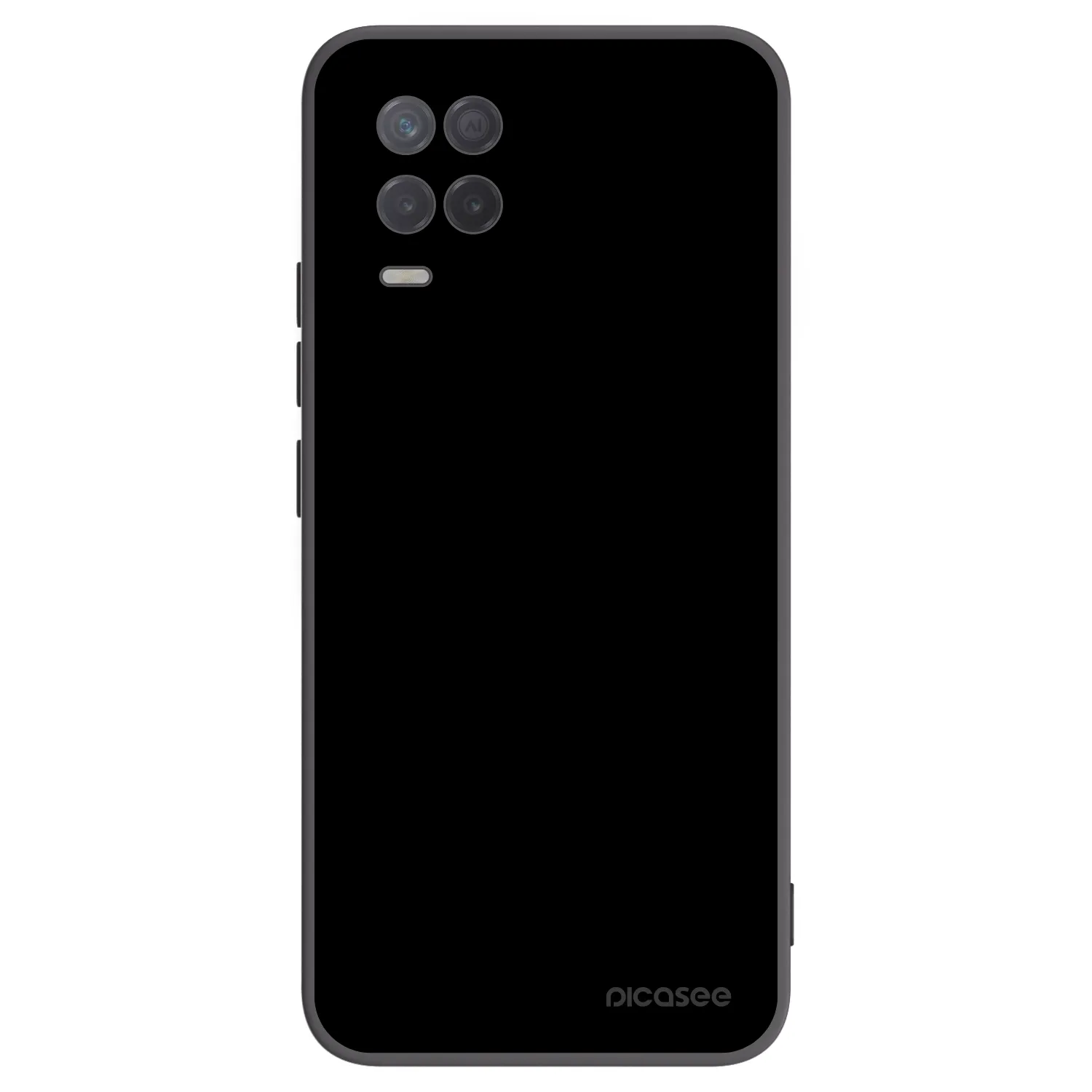 Picasee husă neagră din silicon pentru Realme 8 5G - Black Bliss