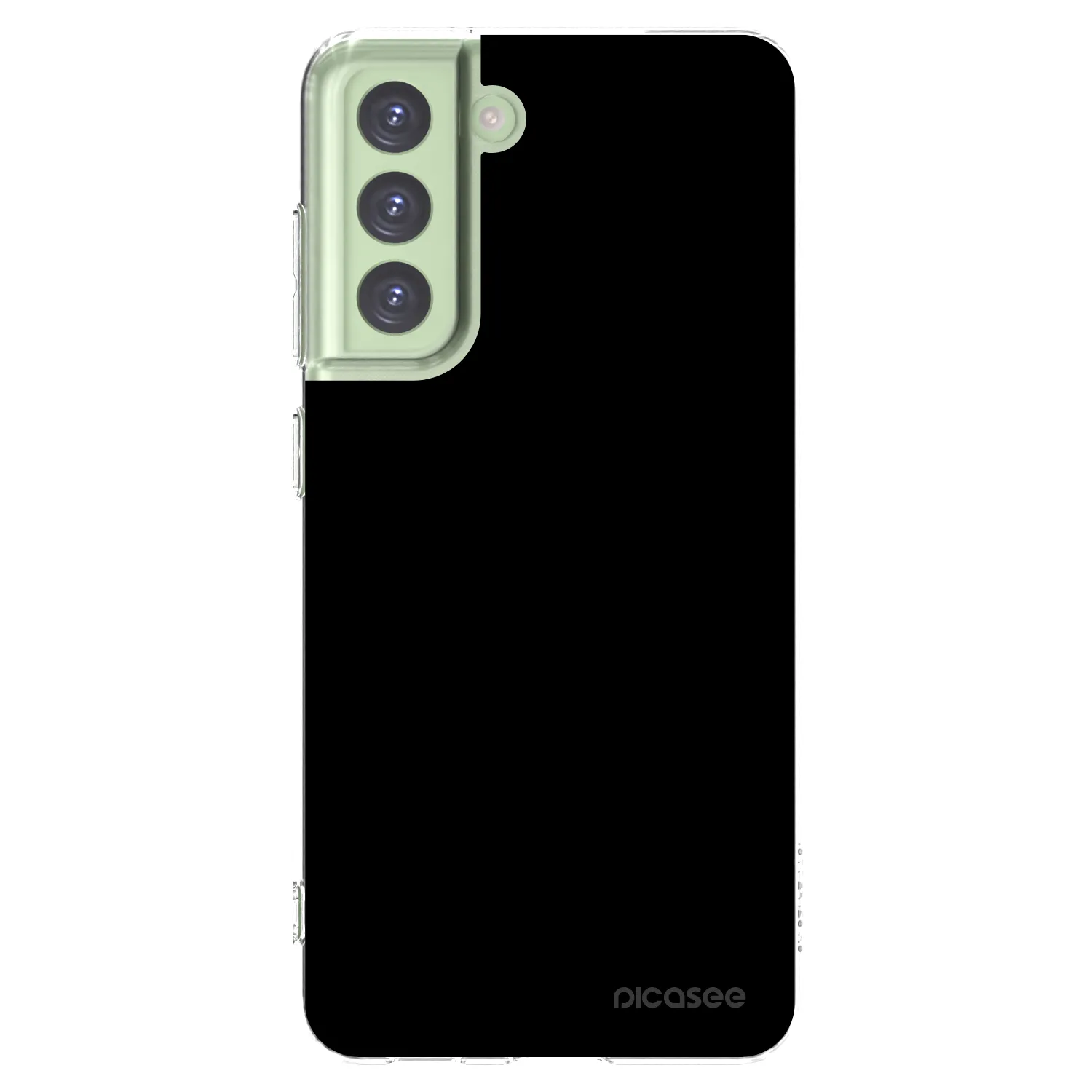 Picasee husă transparentă din silicon pentru Samsung Galaxy S21 FE 5G - Black Bliss