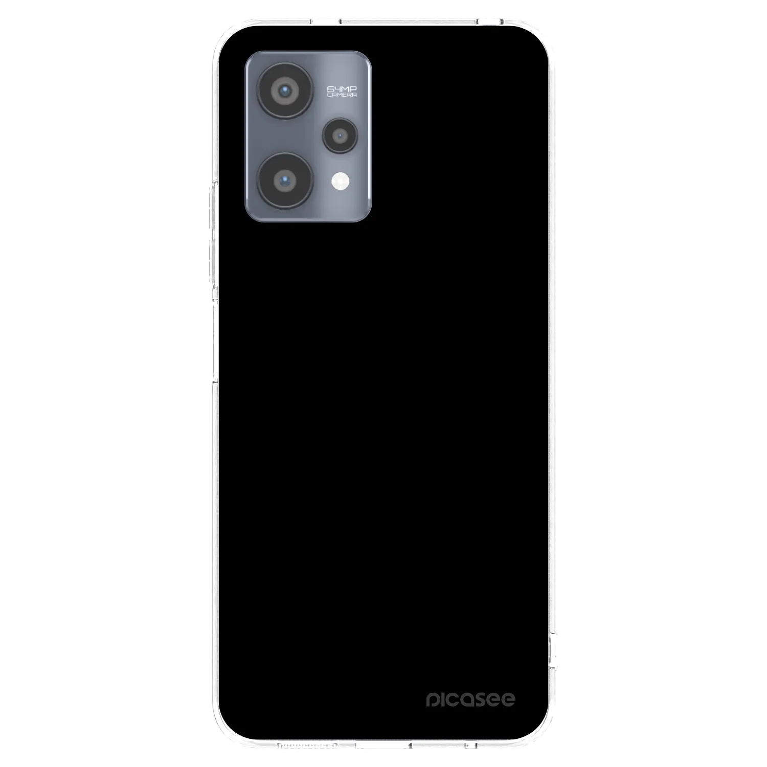 Picasee husă transparentă din silicon pentru Realme 9 Pro 5G - Black Bliss