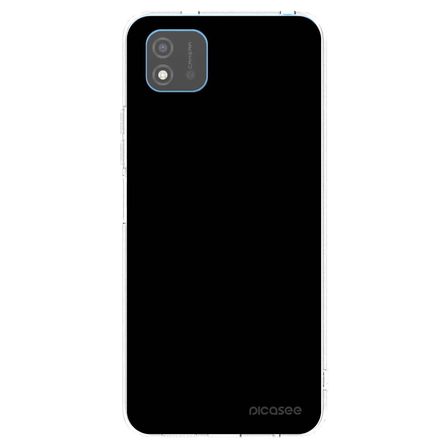 Picasee husă transparentă din silicon pentru Realme C11 (2021) - Black Bliss