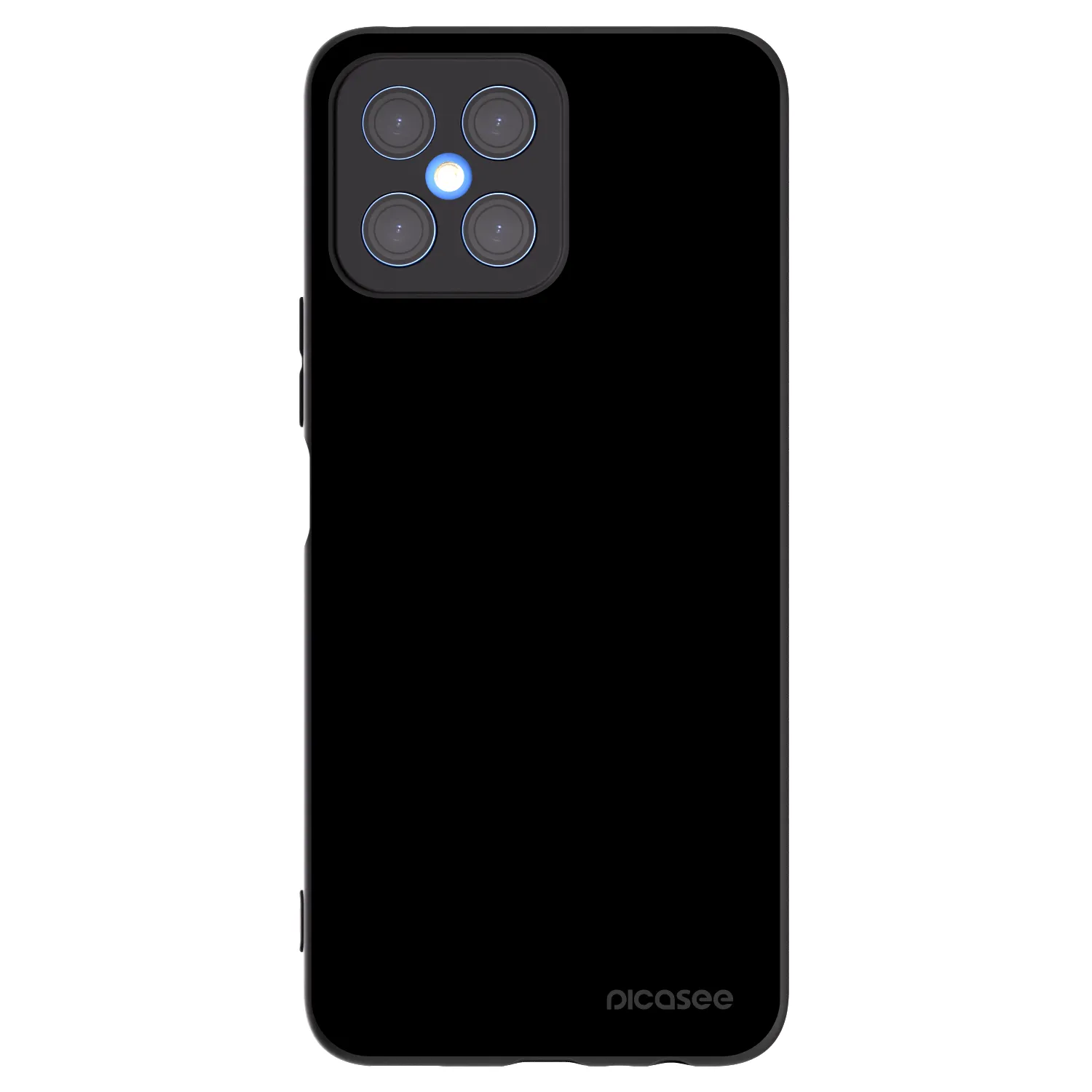 Picasee husă neagră din silicon pentru Honor X8 4G - Black Bliss