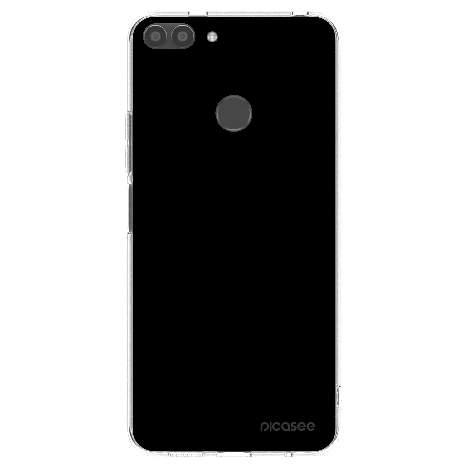 Picasee husă transparentă din silicon pentru Huawei P Smart - Black Bliss