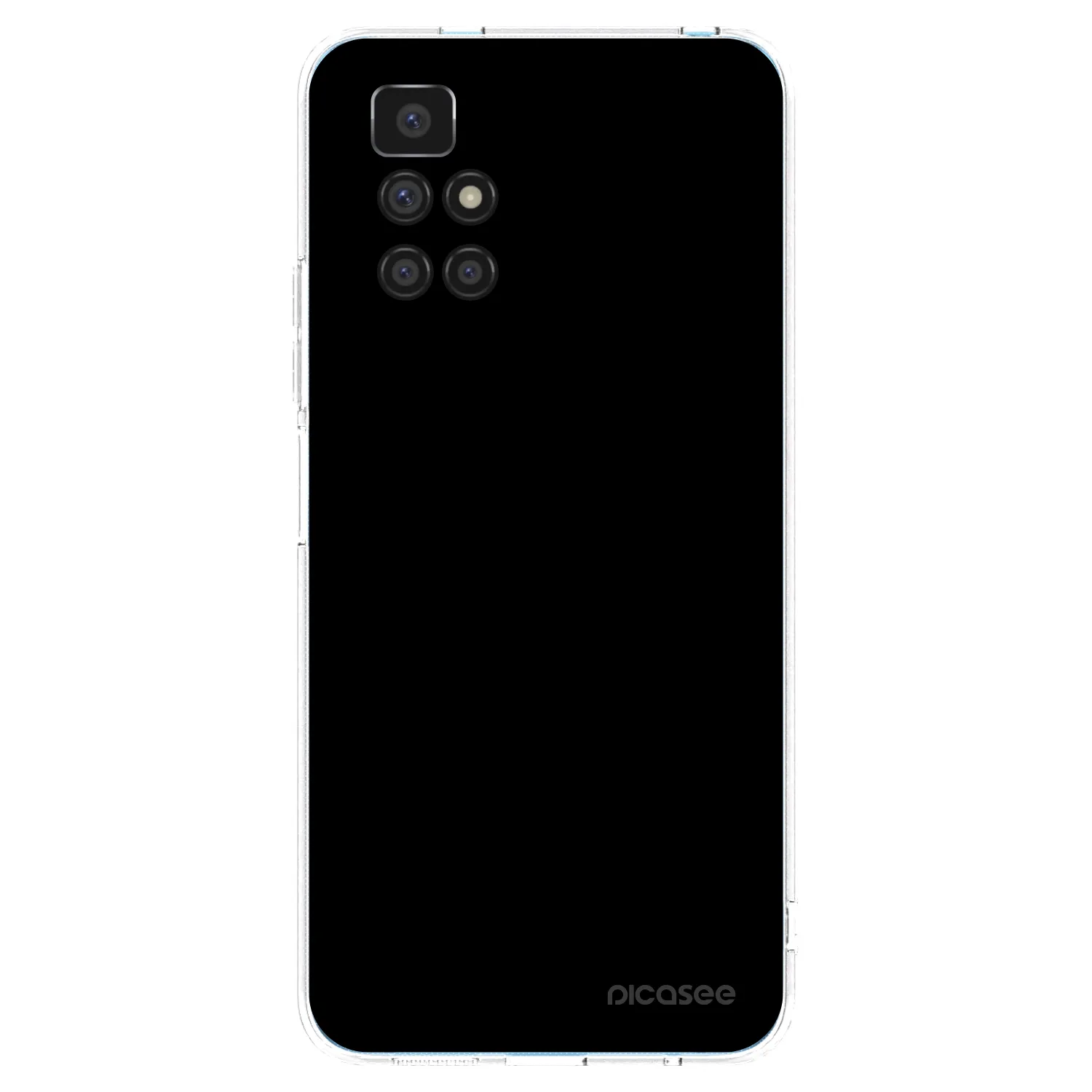 Picasee husă transparentă din silicon pentru Xiaomi Redmi 10 (2022) - Black Bliss