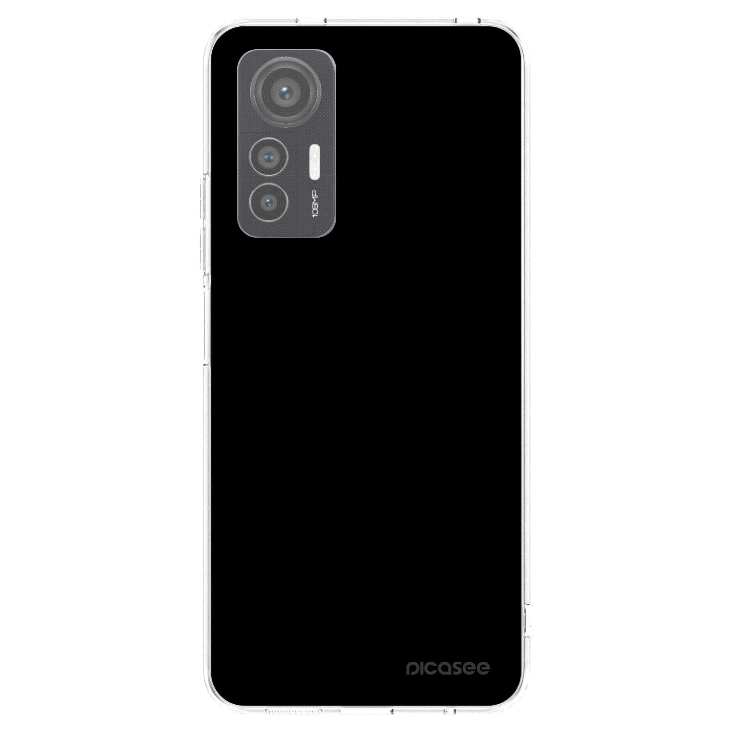 Picasee husă transparentă din silicon pentru Xiaomi 12 Lite - Black Bliss