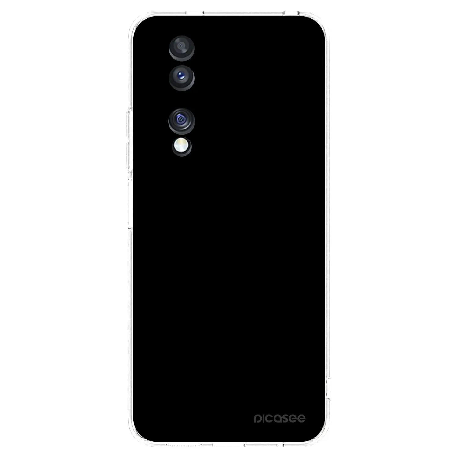 Picasee husă transparentă din silicon pentru Honor 70 - Black Bliss