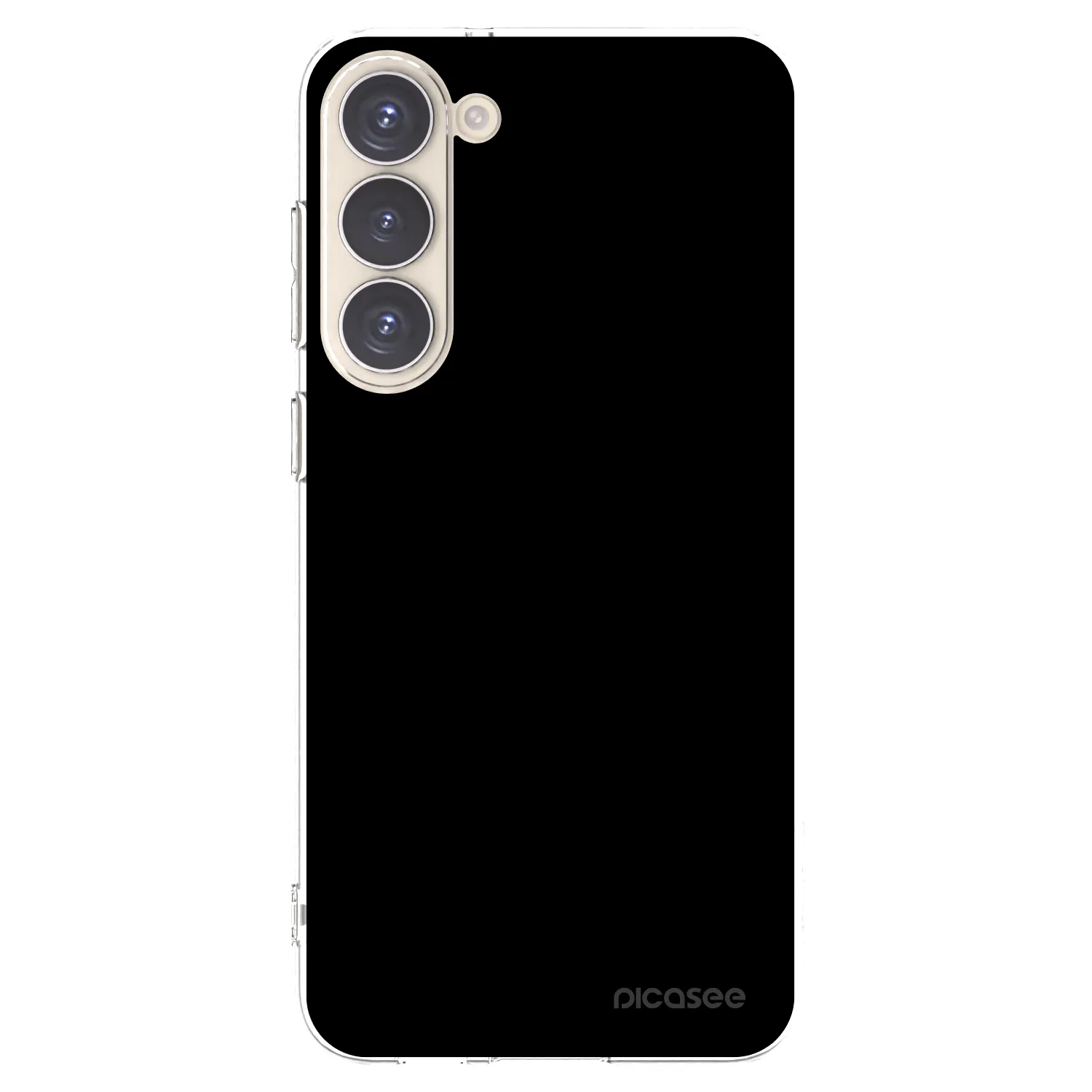 Picasee husă transparentă din silicon pentru Samsung Galaxy S23+ 5G - Black Bliss